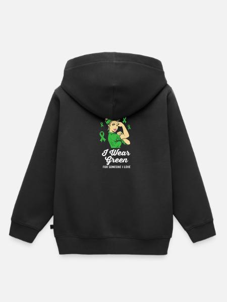 Schädel Hirn Trauma - Kinder Premium Organic Hoodie - Schwarz