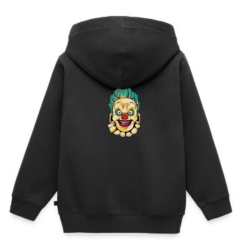 Böser Clown Entertainer Geschenk - Kinder Premium Organic Hoodie - Schwarz - Hinten - AI Model Kid Male (0cm)