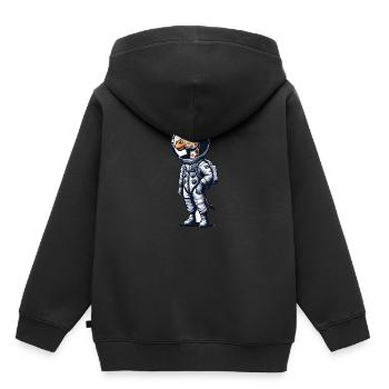 Cute Giraffe Astronaut - Kids Premium Organic Hoodie - black - Back - AI Model Kid Male (0cm)