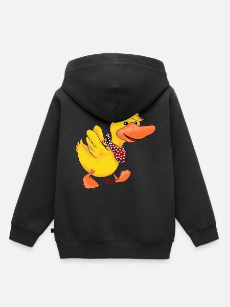 Lisa Schnattchen - Sweat Premium à capuche enfant bio - noir