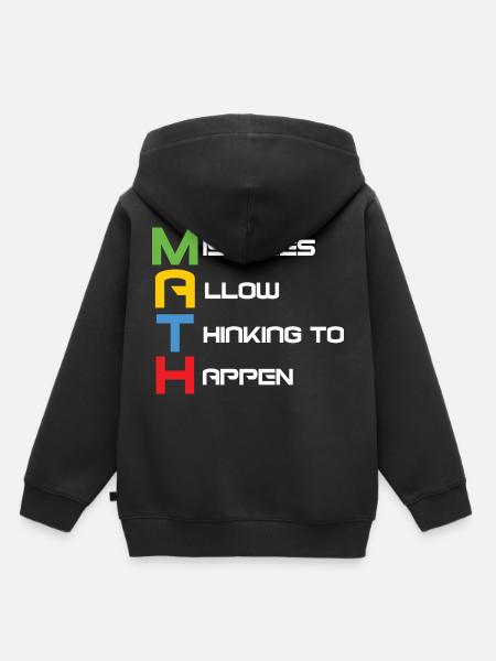 Mathelehrer - Kinder Premium Organic Hoodie - Schwarz