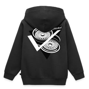 Three-piece rims | Rim | Wheels | Low bed - Kids Premium Organic Hoodie - black - Back - AI Model Kid Male (0cm)