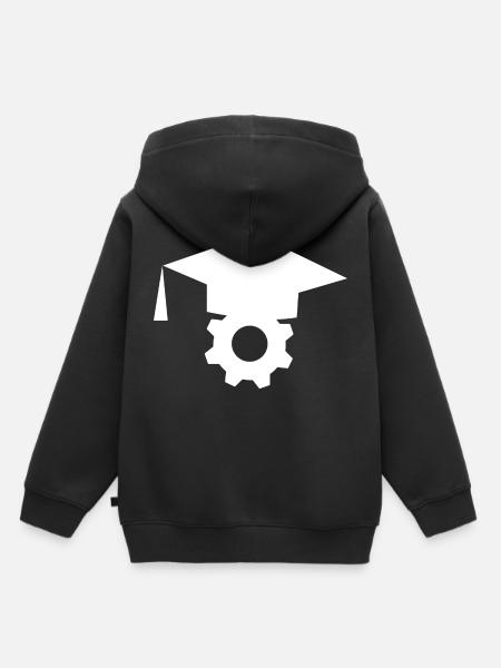 Maschinenbauer Abschluss - Kinder Premium Organic Hoodie - Schwarz