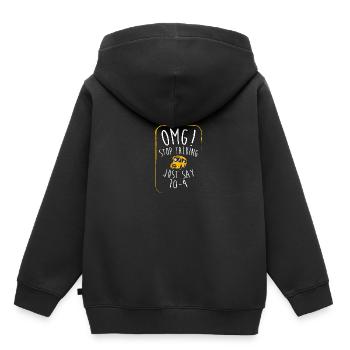School Bus Driver School Bus - Kids Premium Organic Hoodie - black - Back - AI Model Kid Male (0cm)