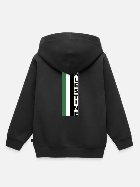 Palestina - Sudadera Premium con capucha infantil orgánica - negro