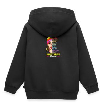 Sternzeichen Schütze - Kinder Premium Organic Hoodie - Schwarz - Hinten - AI Model Kid Male (0cm)