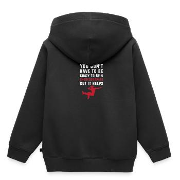 Tänzerin - Kinder Premium Organic Hoodie - Schwarz - Hinten - AI Model Kid Male (0cm)