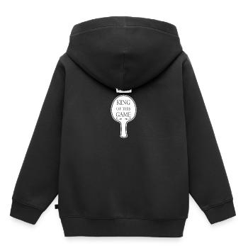 table tennis table,table tennis ball,table tennis sc - Kids Premium Organic Hoodie - black - Back - AI Model Kid Male (0cm)