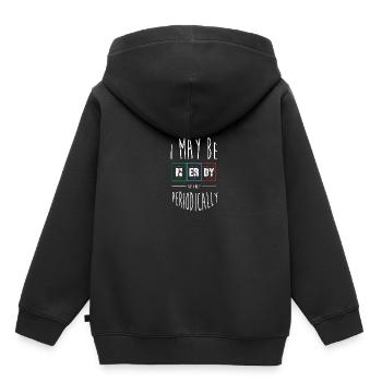 Tableau périodique - Sweat Premium à capuche enfant bio - noir - Dos - AI Model Kid Male (0cm)