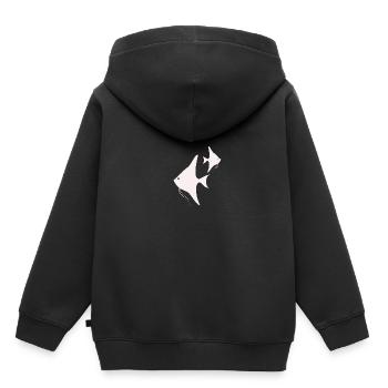 Fisch Aquarium Meerestier Klima Umweltschutz - Kinder Premium Organic Hoodie - Schwarz - Hinten - AI Model Kid Male (0cm)