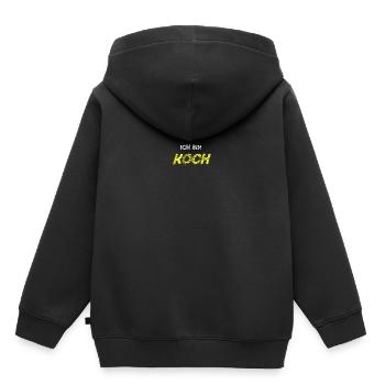 Lasst mich durch, ich bin Koch Geschenkidee lustig - Kinder Premium Organic Hoodie - Schwarz - Hinten - AI Model Kid Male (0cm)