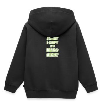 Bingo - Kinder Premium Organic Hoodie - Schwarz - Hinten - AI Model Kid Male (0cm)