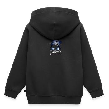 Antarctica - Kids Premium Organic Hoodie - black - Back - AI Model Kid Male (0cm)