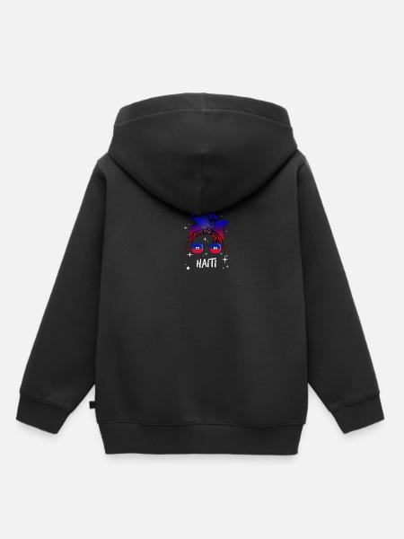 Haiti - Kinder Premium Organic Hoodie - Schwarz