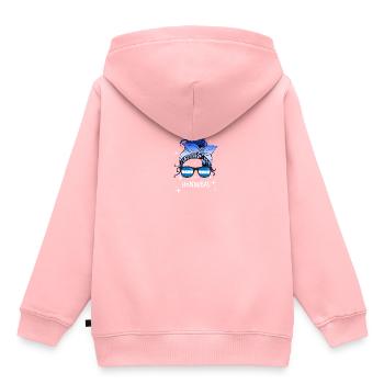 Honduras - Kinder Premium Organic Hoodie - Rosa - Hinten - AI Model Kid Female (0cm)