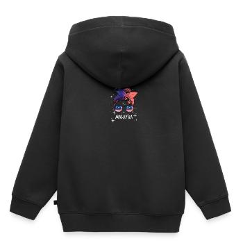 Malaysia - Kinder Premium Organic Hoodie - Schwarz - Hinten - AI Model Kid Male (0cm)