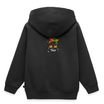 Togo - Sweat Premium à capuche enfant bio - noir - Dos - AI Model Kid Male (0cm)
