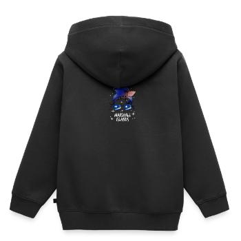 Îles Marshall - Sweat Premium à capuche enfant bio - noir - Dos - AI Model Kid Male (0cm)