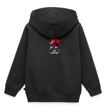 Saint-Martin - Sweat Premium à capuche enfant bio - noir - Dos - AI Model Kid Male (0cm)