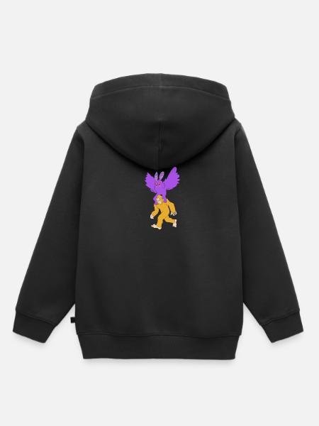 Mottenmann - Kinder Premium Organic Hoodie - Schwarz