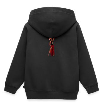 Flamenco flamingo! - Kids Premium Organic Hoodie - black - Back - AI Model Kid Male (0cm)