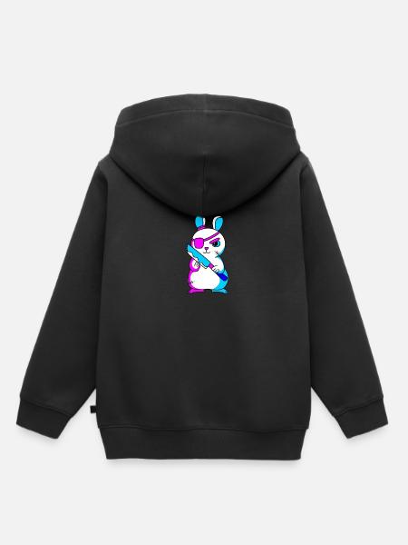 Pastell Gothic - Kinder Premium Organic Hoodie - Schwarz