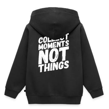 Travel the World - Travel / Travel / Gift - Kids Premium Organic Hoodie - black - Back - AI Model Kid Male (0cm)
