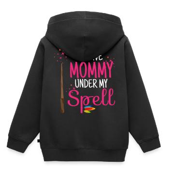 I Have Mummy Under My Spell - Halloween Spell - Kids Premium Organic Hoodie - black - Back - AI Model Kid Male (0cm)