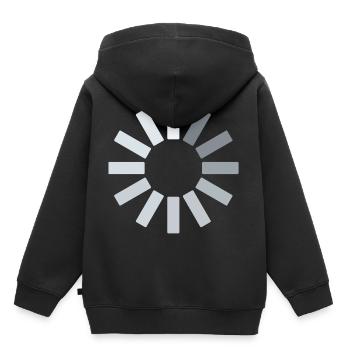 chargement - Sweat Premium à capuche enfant bio - noir - Dos - AI Model Kid Male (0cm)