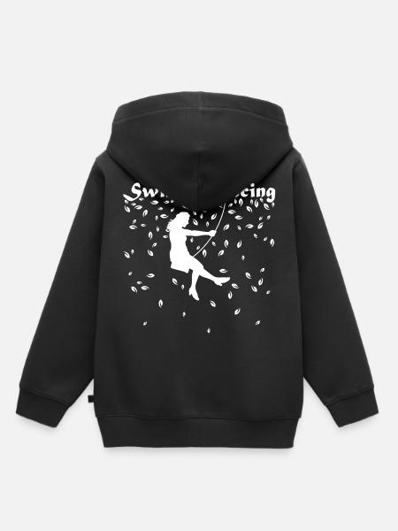 Swing Tanzen - Kinder Premium Organic Hoodie - Schwarz
