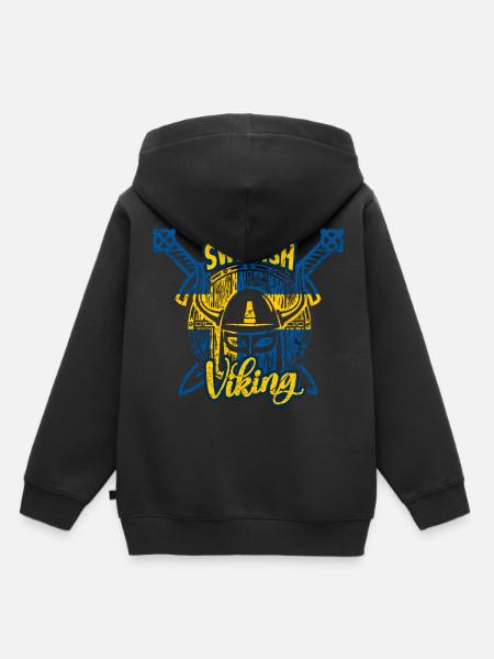 Schwedischer Wikinger - Kinder Premium Organic Hoodie - Schwarz