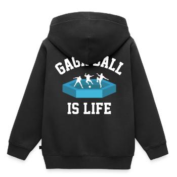 Gaga Ball is Life Sports Champion - Kids Premium Organic Hoodie - black - Back - AI Model Kid Male (0cm)