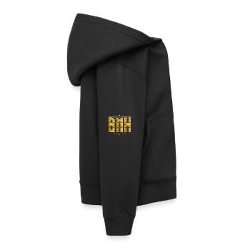 BMX / Bmx / BMX Bike Bike / BMX Riding - Kids Premium Organic Hoodie - black - Right - AI Model Kid Male (0cm)
