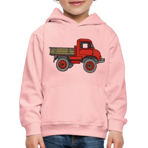 Roter Lastwagen, LKW, Laster - Kinder Premium Hoodie