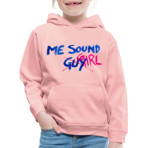 me = sound girl - Kids' Premium Hoodie