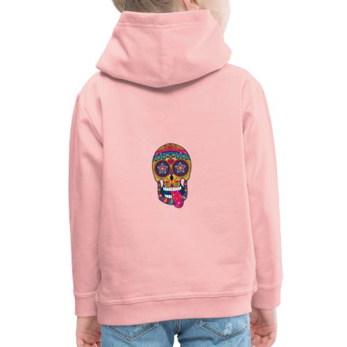 Mexican Skull - Felpa con cappuccio Premium per bambini