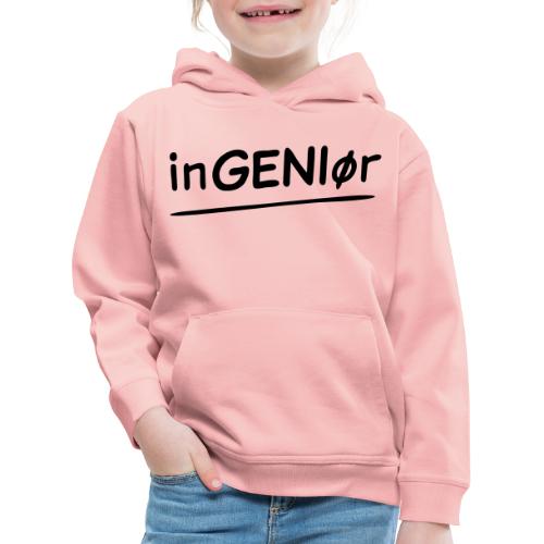 inGENIør - Premium Barne-hettegenser