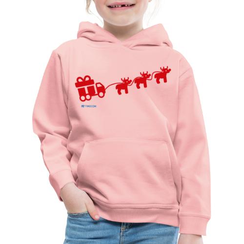 Truck Reindeer - Kinder Premium Hoodie