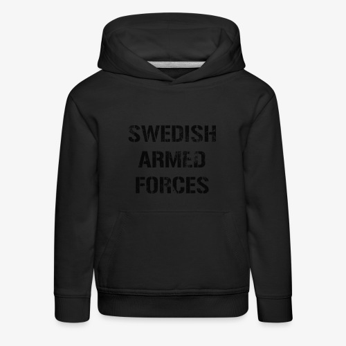 SWEDISH ARMED FORCES - Sliten - Premium-Luvtröja barn