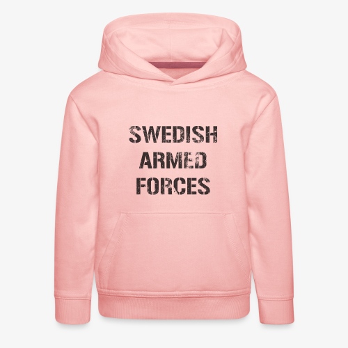 SWEDISH ARMED FORCES - Sliten - Premium-Luvtröja barn