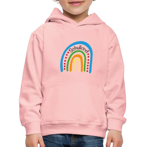 Schulkind Regenbogen blau - Kinder Premium Hoodie