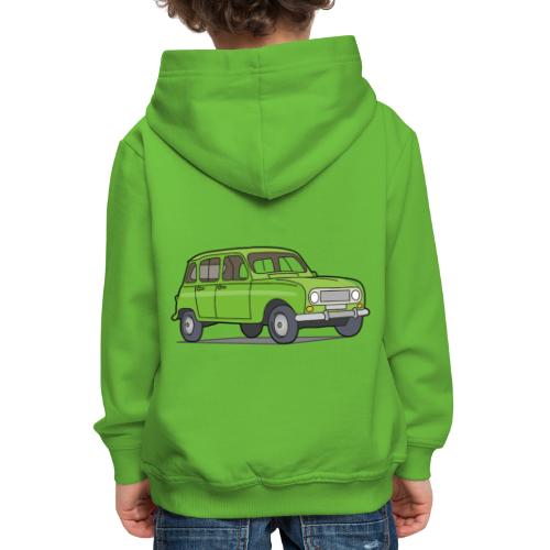 Grüner R4 (Auto) - Kinder Premium Hoodie
