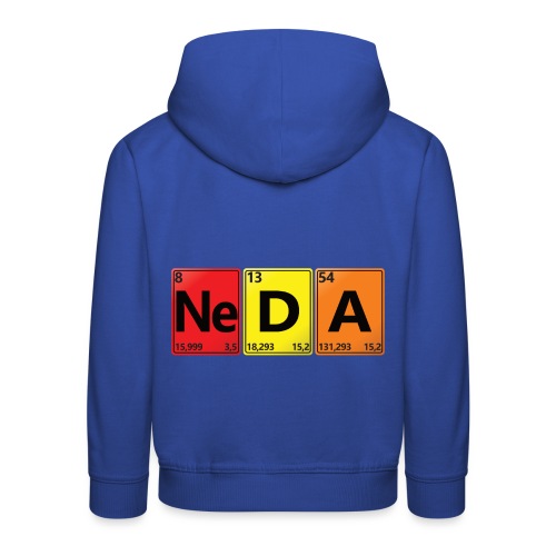 NEDA - Dein Name im Chemie-Look - Kinder Premium Hoodie