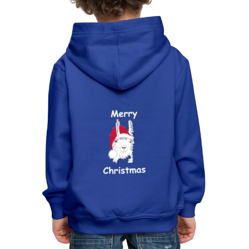 Weihnachtslama - Kinder Premium Hoodie