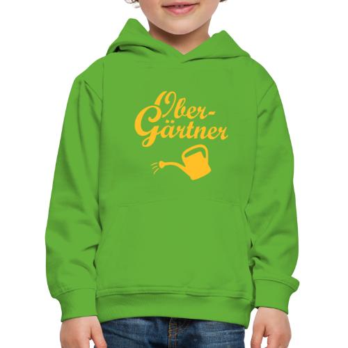 Garten Gärtner - Obergärtner mit Gießkanne - Kinder Premium Hoodie