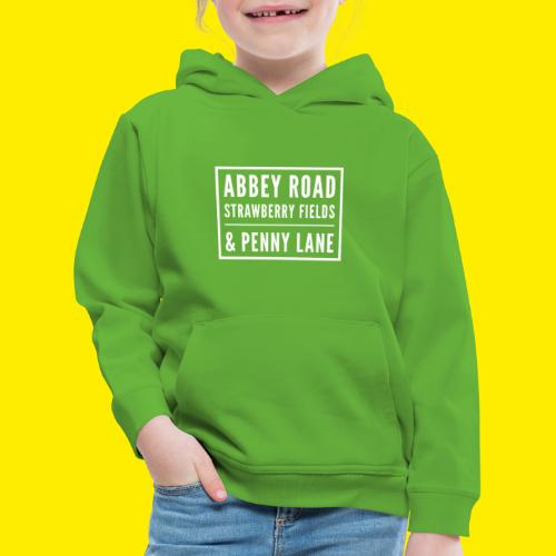 Famous music streets in England - Kids' Premium Hoodie