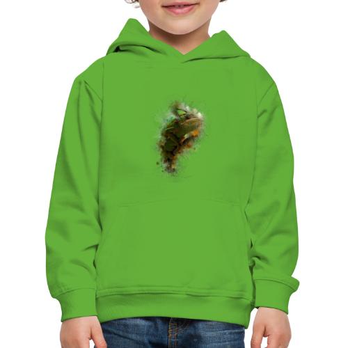 Caméléon peinture watercolor t-shirt chic et choc - Pull à capuche Premium Enfant