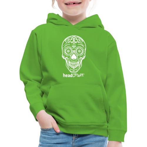Skull & Logo white - Kinder Premium Hoodie
