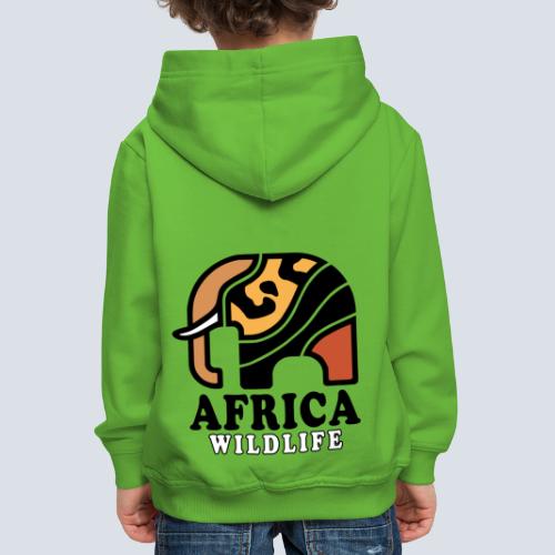 Elefant I AFRICA Wildlife - Kinder Premium Hoodie