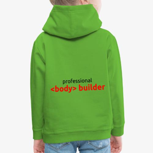 professioneller Bodybuilder - Kinder Premium Hoodie